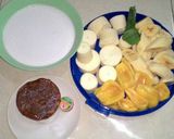 Foto langkah ke 1 dari resep Kolak SINAPI (Singkong, Nangka, Pisang).