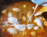 Foto langkah ke 4 dari resep Gulai cumi bunting telur puyuh.
