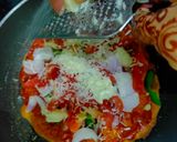 A picture of step 6 of Wheat flour Pizza.