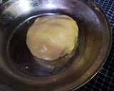 A picture of step 3 of Makai ki roti.