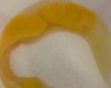 A picture of step 1 of Tres leches.