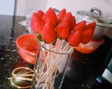 Hình bước làm 2 của món Dâu tây🍓🍓 nhúng Chocolate ngọt ngào❤❤❤