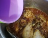 A picture of step 9 of Chicken qorma.