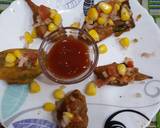Palak corn chat recipe step 4 photo