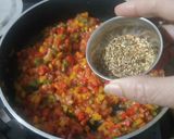 A picture of step 12 of Vegetable Macaroni.