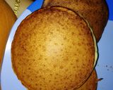 A picture of step 2 of Dora cake(pancake).
