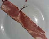 Baconös mustáros csirkemáj recept fázis 3 fotója