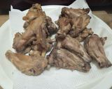 A picture of step 3 of Honey bbq wings.