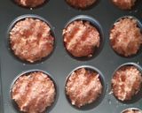 A picture of step 1 of Rice meat cuppies.