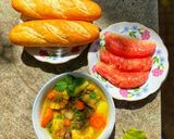Hình bước làm 1 của món Gà Nấu Đậu