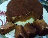 A picture of step 4 of Milk powder egg cake.