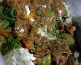 A picture of step 5 of Mutton Biryani.