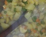 A picture of step 4 of Rice with potato stew.