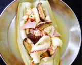 Foto langkah ke 4 dari resep Steam old cucumber seafood.