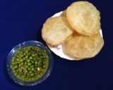 A picture of step 6 of Luchi / Puri.