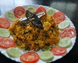 A picture of step 7 of Fresh mix vegetables spicy veg pulao.
