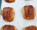 Gambar langkah 5 resipi Sourdough Pain Au Chocolat.