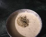 A picture of step 3 of Firni cake Malpua.