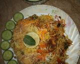 A picture of step 6 of Sindhi Biryani.
