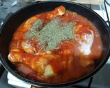 Foto del paso 4 de la receta: Pollo arvejado con arroz