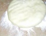 A picture of step 1 of Chocolate filled donut buns.