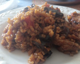 Foto del paso 7 de la receta: Arroz meloso de conejo con trompetas de la muerte