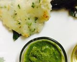 A picture of step 4 of Rice panki.
