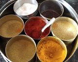 A picture of step 2 of Aloo paratha.
