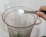 A picture of step 1 of Creamy Mint Lassi.