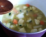 Foto del paso 7 de la receta Crema de verduras con cúrcuma y jengibre