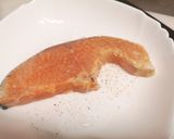 香煎奶油鮭魚的食譜步驟1照片