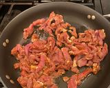 A picture of step 2 of Spicy Pork Lo Mein.