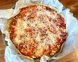 Foto del passaggio 5 della ricetta 219 • Torta salata ai peperoni arrostiti con impasto preparato nel tupper ⚡️⚡️⚡️