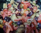 A picture of step 3 of Caponata.