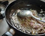 A picture of step 5 of Chettinad masala mutton curry.