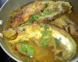 A picture of step 4 of Kalo Jera Pabda Macher Jhol / Black Cumin Seeds Paste Curry.