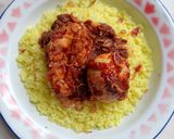 Foto langkah ke 6 dari resep (Khas Banjar) Nasi Kuning Lauk Ayam + Hintalu Masak Habang ala Mama.