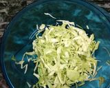 A picture of step 1 of Cabbage bhajiya or pakoda.