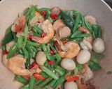 Foto langkah ke 6 dari resep Tumis buncis udang dan telur puyuh.