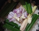 Foto langkah ke 1 dari resep Nasi Lemak Bunga Telang.