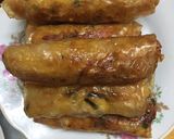 A picture of step 3 of Vietnamese Fried Spring Rolls (Nem Rán).