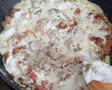 Foto del paso 5 de la receta: Espaguetis a la "falsa carbonara"😋😋
