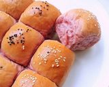 Foto langkah ke 9 dari resep Roti Sobek Ubi Ungu.