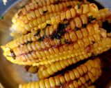 A picture of step 3 of Butter Garlicky Spicy Grilled Crispy Curly Corn Ribs - With Schezwan Dip Corn Ribs Monsoon Munching.