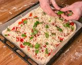 Házi margherita pizza recept fázis 8 fotója
