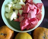 Foto langkah ke 1 dari resep Jus jambu biji apel jeruk no sugar.