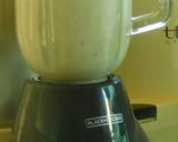 A picture of step 3 of Banana rose milk smoothie.