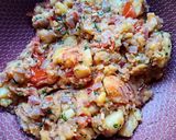 A picture of step 4 of Aloo Chokha. (Bihar Special).