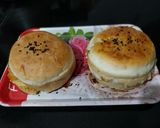 A picture of step 4 of Tawa Egg burger.