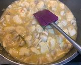 Foto del paso 5 de la receta: Pollo cremoso con champiñones y espinacas baby